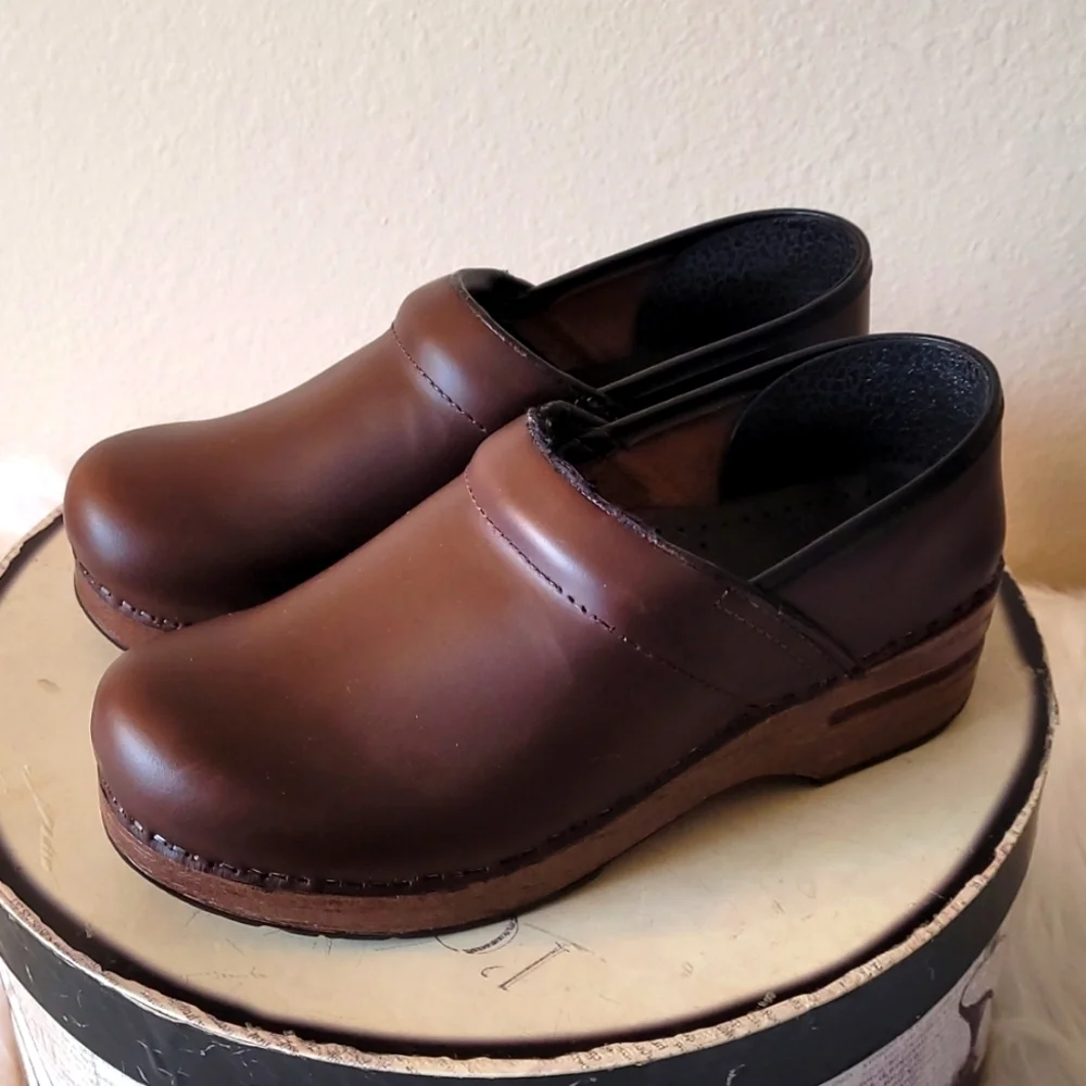 Dansko Brown  Leather Shoes